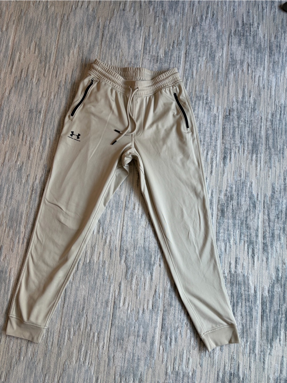Under Armour Men's Beige/Taupe Track Joggers